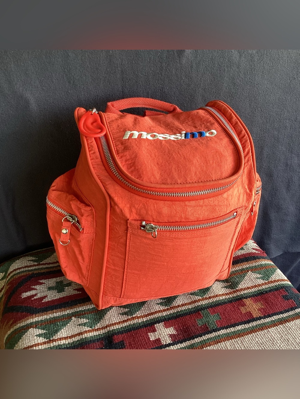 Vintage 1990s Mossimo crinkled nylon backpack